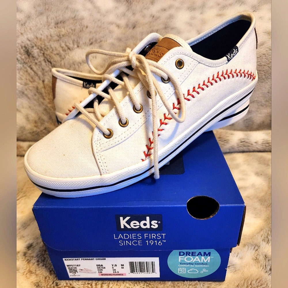 Keds Womens Baseball Sneakers
